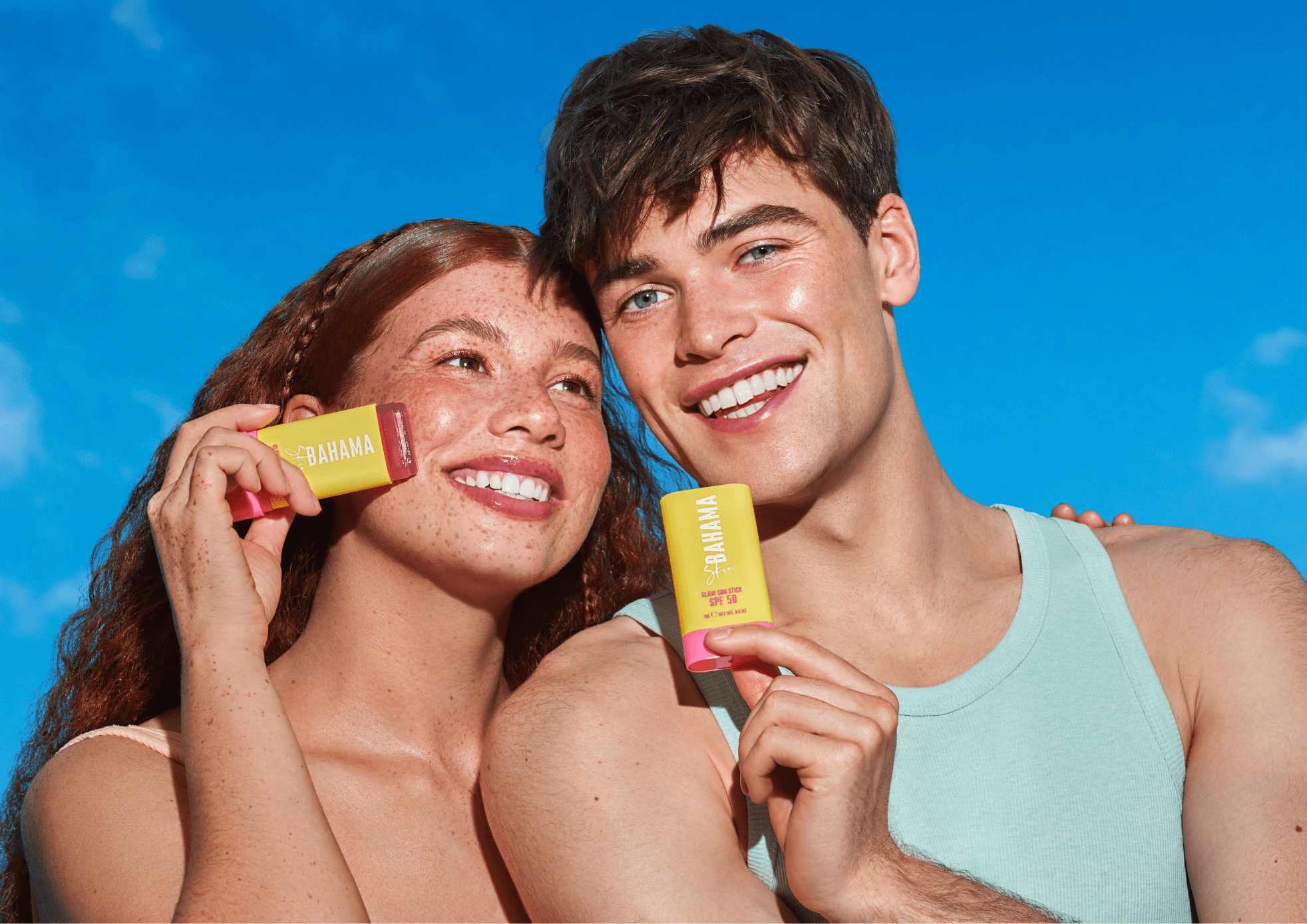 Ohcrana proti slunci se Skinglow Sun Stick SPF50 od Bahama Skin 1